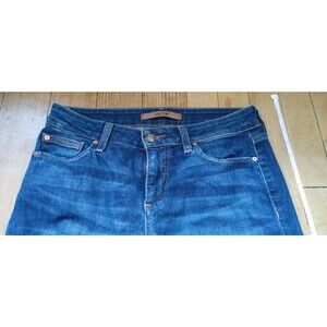 Joes Women's Flawless Icon Mid-Rise Skinny Dark Blue Jeans, Size 25